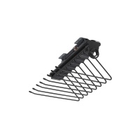 Выдвижная вешалка для брюк крепл.верх., черный AKS — купить мебельную фурнитуру в Санкт-Петербурге | AKS мебель
