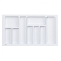 Лоток для столовых приборов 800 TR-03 (735～680*430～390*55), белый AKS — купить мебельную фурнитуру в Санкт-Петербурге | AKS мебель
