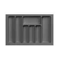 Лоток для столовых приборов 700 TR-03 (640～580*430～390*55), графит AKS — купить мебельную фурнитуру в Санкт-Петербурге | AKS мебель
