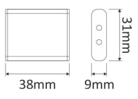 Выключатель бесконтактный на движение (на взмах руки), накладной, 12/24V, 36/72W, Move, HLT — купить мебельную фурнитуру в Санкт-Петербурге | AKS мебель
