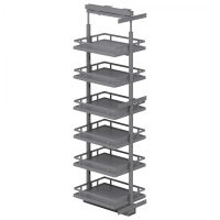 Выдвижная колонна-карго 300 FOCUS, графит PRIME by AKS — купить мебельную фурнитуру в Санкт-Петербурге | AKS мебель
