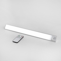 Светильник светодиодный Luminara, аккумуляторный, на движение, 4W, 600 мм, с пультом управления, алюминий, AKS — купить мебельную фурнитуру в Санкт-Петербурге | AKS мебель
