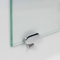 Крепление зеркала мет. АJ62 хром (1 компл. = 4 шт.) AKS — купить мебельную фурнитуру в Санкт-Петербурге | AKS мебель
