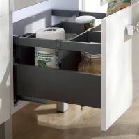 Релинг Slimbox AKS L-450 белый — купить мебельную фурнитуру в Санкт-Петербурге | AKS мебель
