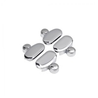 Крепление зеркала мет. АJ62 хром (1 компл. = 4 шт.) AKS — купить мебельную фурнитуру в Санкт-Петербурге | AKS мебель
