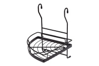 Корзина на трубу d16 угловая одинарная CWJ101 черная AKS — купить мебельную фурнитуру в Санкт-Петербурге | AKS мебель
