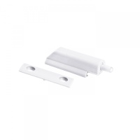 Амортизатор крепление прямое накладной/врезной белый AKS — купить мебельную фурнитуру в Санкт-Петербурге | AKS мебель
