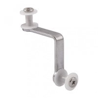 Крепление стеклянного куба мет. двойное AKS — купить мебельную фурнитуру в Санкт-Петербурге | AKS мебель
