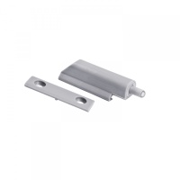 Амортизатор крепление прямое накладной/врезной серый AKS — купить мебельную фурнитуру в Санкт-Петербурге | AKS мебель

