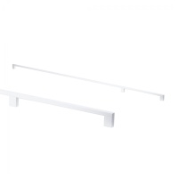 Ручка меб. скоба алюм. BLISS 1200 белый муар, AKS — купить мебельную фурнитуру в Санкт-Петербурге | AKS мебель
