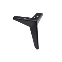 Опора меб. мет. HELLY h150 угловая черный AKS — купить мебельную фурнитуру в Санкт-Петербурге | AKS мебель
