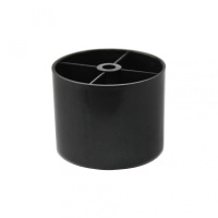 Опора меб. пласт. d50 h40 чёрный РП — купить мебельную фурнитуру в Санкт-Петербурге | AKS мебель
