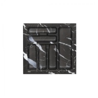 Лоток для столовых приборов 500 TR-05 (435～380*430～390*55), черно-серый мрамор AKS — купить мебельную фурнитуру в Санкт-Петербурге | AKS мебель
