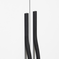 Ручка меб. скоба алюм. MELISA 1060/1200 черный матовый, AKS — купить мебельную фурнитуру в Санкт-Петербурге | AKS мебель
