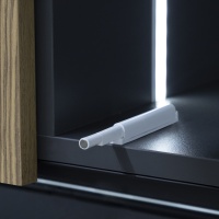 Механизм push-to-open наконечник магнитный накладной белый AKS — купить мебельную фурнитуру в Санкт-Петербурге | AKS мебель
