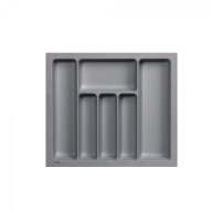 Лоток для столовых приборов 600 TR-04 (540～495*485～440*55), серый AKS — купить мебельную фурнитуру в Санкт-Петербурге | AKS мебель

