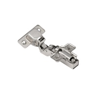 Петля полунакладная с доводчиком 45мм h0 clip-on AKS (еврошурупы) — купить мебельную фурнитуру в Санкт-Петербурге | AKS мебель
