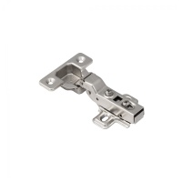 Петля полунакладная без пружины 45мм h0 clip-on AKS — купить мебельную фурнитуру в Санкт-Петербурге | AKS мебель
