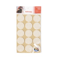 Подкладка самоприлипающая фетровая прорезиненная d30мм (1упак.=15шт), белая, Folmag — купить мебельную фурнитуру в Санкт-Петербурге | AKS мебель
