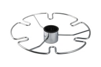 Корзина на трубу d50 для бокалов (тип 2), хром AKS — купить мебельную фурнитуру в Санкт-Петербурге | AKS мебель
