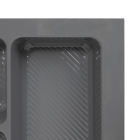 Лоток для столовых приборов 800 TR-03 (735～680*430～390*55), графит AKS — купить мебельную фурнитуру в Санкт-Петербурге | AKS мебель
