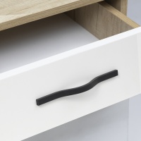 Ручка меб. скоба алюм. MELISA 288-320/352 черный матовый, AKS — купить мебельную фурнитуру в Санкт-Петербурге | AKS мебель
