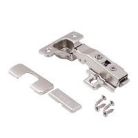 Петля накладная без пружины 45мм h0 clip-on PRIME by AKS (саморезы, заглушки) (упак. = 2 шт.) — купить мебельную фурнитуру в Санкт-Петербурге | AKS мебель
