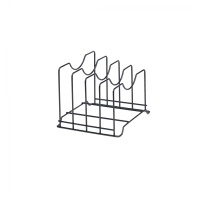 Держатель настольный для тарелок и крышек 260*235*20, черный РФ — купить мебельную фурнитуру в Санкт-Петербурге | AKS мебель
