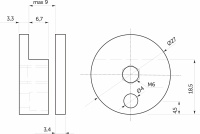 Крепление зеркала мет. MC-J60A D27 хром (1 упак. = 4 шт.) AKS — купить мебельную фурнитуру в Санкт-Петербурге | AKS мебель
