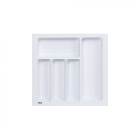 Лоток для столовых приборов 500 TR-03 (435～385*430～390*55), белый AKS — купить мебельную фурнитуру в Санкт-Петербурге | AKS мебель
