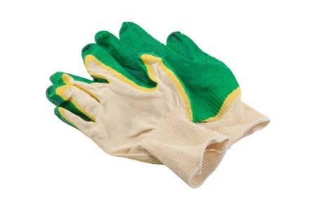 Перчатки х/б с двойным латексным обливом 13 класс — купить мебельную фурнитуру в Санкт-Петербурге | AKS мебель
