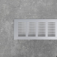 Решетка вентиляционная 480х80мм серебро алюминий AKS — купить мебельную фурнитуру в Санкт-Петербурге | AKS мебель
