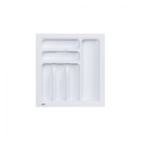 Лоток для столовых приборов 450 TR-02 (390～340*430～390*55), белый AKS — купить мебельную фурнитуру в Санкт-Петербурге | AKS мебель
