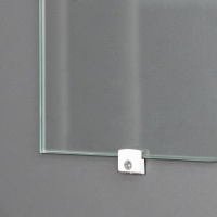 Стеклозажим пластик. белый (1 уп. = 10 шт.) AKS — купить мебельную фурнитуру в Санкт-Петербурге | AKS мебель
