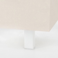 Опора меб. алюм. DAКP-27 h100 с регул. белый AKS — купить мебельную фурнитуру в Санкт-Петербурге | AKS мебель
