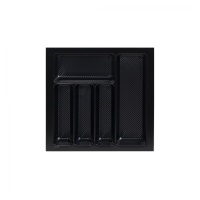 Лоток для столовых приборов 500 TR-03 (435～385*430～390*55), черный AKS — купить мебельную фурнитуру в Санкт-Петербурге | AKS мебель
