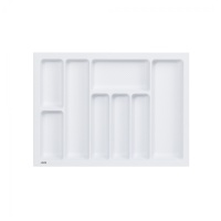 Лоток для столовых приборов 800 TR-04 (735～690*485～440*55), белый AKS — купить мебельную фурнитуру в Санкт-Петербурге | AKS мебель
