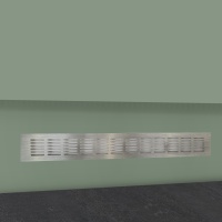 Решетка вентиляционная 480х60мм инокс алюминий AKS — купить мебельную фурнитуру в Санкт-Петербурге | AKS мебель
