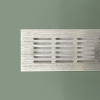 Решетка вентиляционная 480х60мм инокс алюминий AKS — купить мебельную фурнитуру в Санкт-Петербурге | AKS мебель
