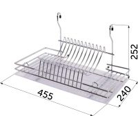 Корзина на трубу d16 сушка CWJ128B хром AKS — купить мебельную фурнитуру в Санкт-Петербурге | AKS мебель
