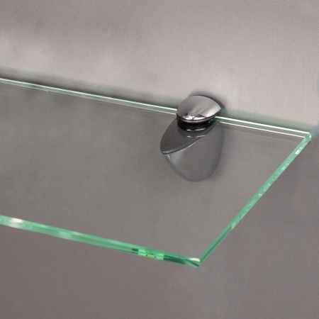 Полкодержатель PELIKAN большой хром AKS — купить мебельную фурнитуру в Санкт-Петербурге | AKS мебель
