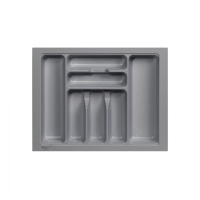 Лоток для столовых приборов 600 TR-02 (540～485*430～390*55), серый AKS — купить мебельную фурнитуру в Санкт-Петербурге | AKS мебель
