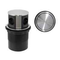 Выдвижной удлинитель Tor, 120 мм 4 розетки, сталь, AKS — купить мебельную фурнитуру в Санкт-Петербурге | AKS мебель
