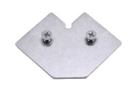 Уголок стальной для рамочных фасадов Z-3/Z-4 AKS в компл. с винтами — купить мебельную фурнитуру в Санкт-Петербурге | AKS мебель
