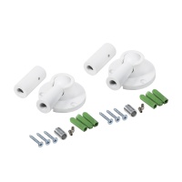 Заглушки (крепления) к светодиодной веревке, d20, тип 3 (1 компл = 2шт.), белый, AKS — купить мебельную фурнитуру в Санкт-Петербурге | AKS мебель
