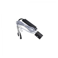 Выключатель бесконтактный на преграду, накладной, плоский, 12/24V, 60W/100W, черный, AKS — купить мебельную фурнитуру в Санкт-Петербурге | AKS мебель
