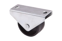 Ролик меб. d30 h32 прямоходящий, черный AKS — купить мебельную фурнитуру в Санкт-Петербурге | AKS мебель
