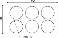 Заглушка самоприлипающая d40 дуб бардолино (40376) FOLMAG (лист-6шт.) — купить мебельную фурнитуру в Санкт-Петербурге | AKS мебель

