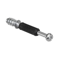 Шток эксцентрика 7*34/6*11 с пластиковой черной муфтой (уп/10шт) AKS — купить мебельную фурнитуру в Санкт-Петербурге | AKS мебель
