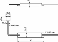 Выключатель бесконтактный на движение (PIR), врезной/накладной, 12/24V, 60W/100W, черный, AKS — купить мебельную фурнитуру в Санкт-Петербурге | AKS мебель
